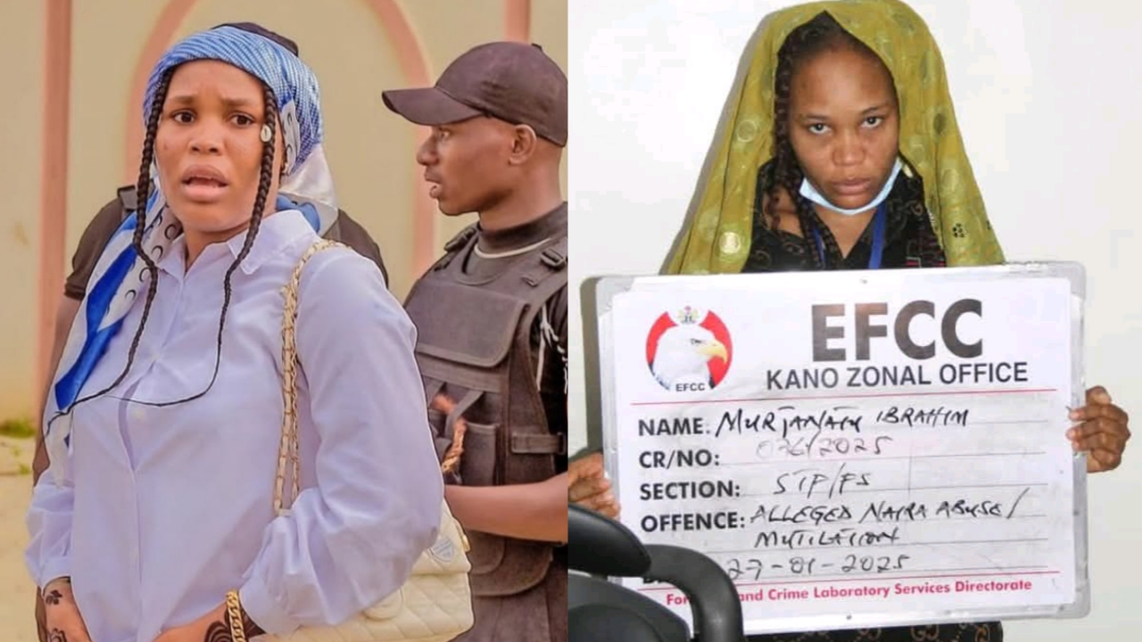 EFCC ta kama Murja Kunya saboda zarginta da ‘wulaƙanta takardun naira’