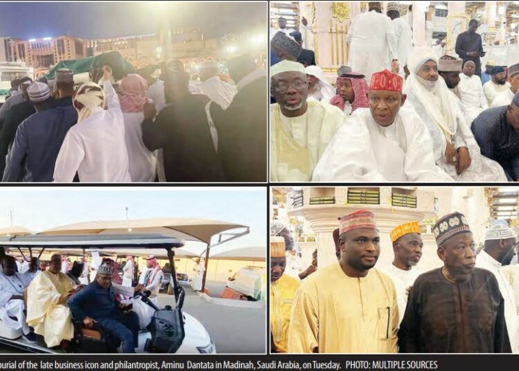 Dantata Laid To Rest In Madinah, Dangote, Others Bid Farewell