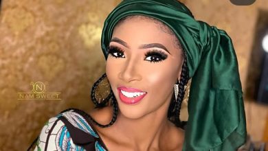 Nusaiba Muhammad Ibrahim smiling during an interview
