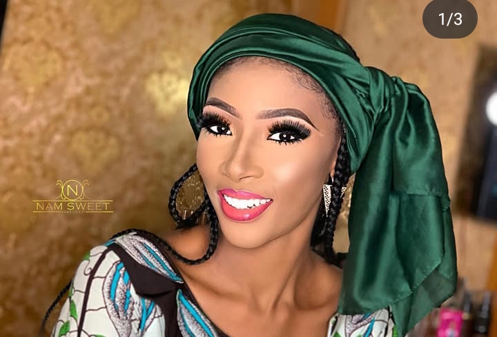 Nusaiba Muhammad Ibrahim smiling during an interview