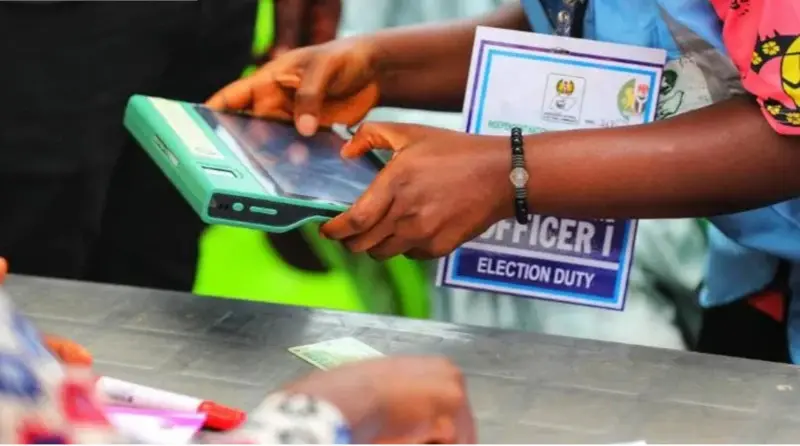 INEC Voter Registration 2025 INEC staff during voter registration in Nigeria