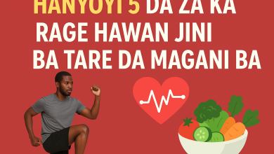 Hoto na mutum yana yin motsa jiki da cin abinci mai lafiya don rage hawan jini ba tare da magani ba