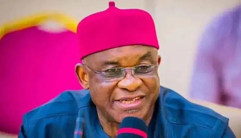 Hoton tsohon shugaban Majalisar Dattawa, David Mark, wanda INEC ta tabbatar a matsayin shugaban jam’iyyar ADC a Najeriya.